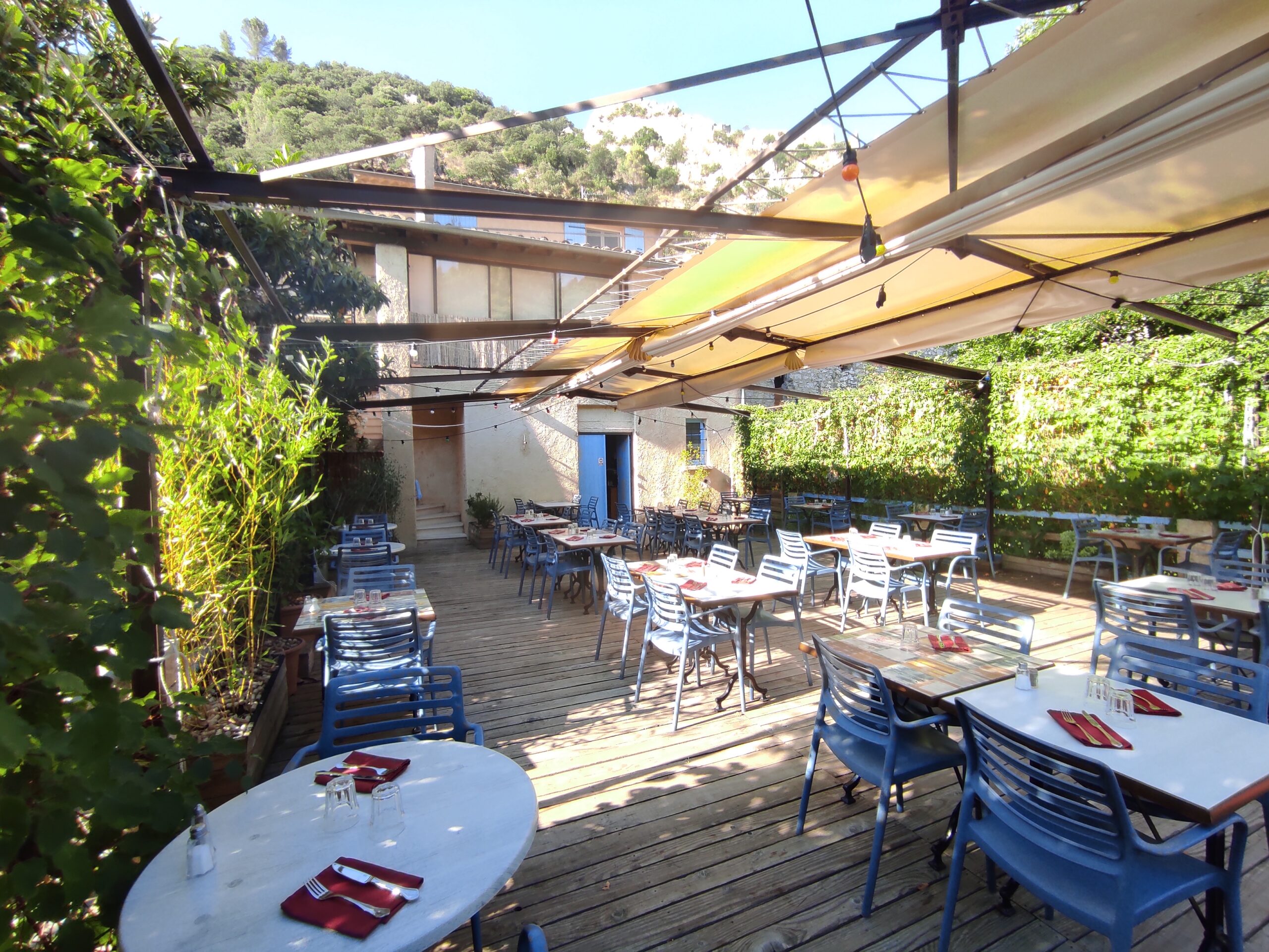 terrasse vue côté rivière